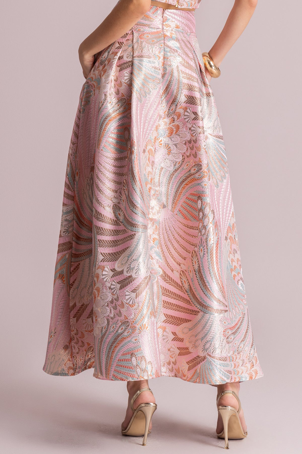 LONG SKIRT "BROCADE" MULTICOLOR