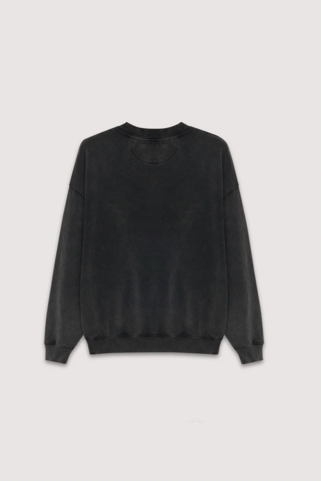 OVERSIZED COTTON SWEATER "SOCIETY“ WASHED GREY