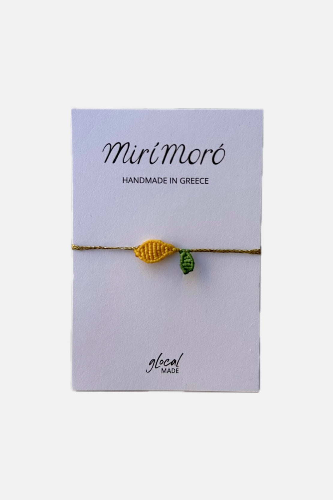 MAKRAMEE BRACELET "LEMON"