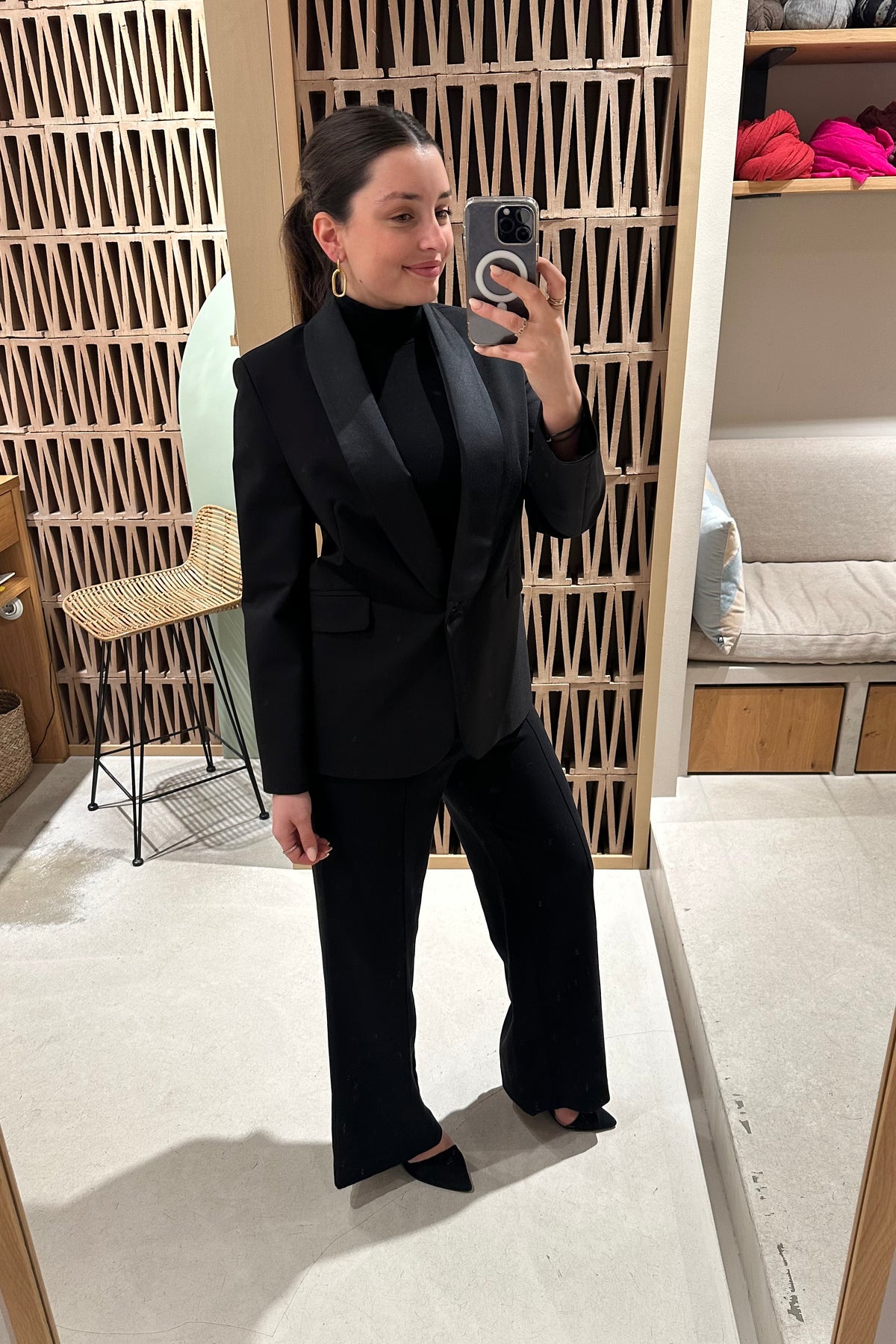 SMOKING BLAZER BLACK "VIKTORIA"