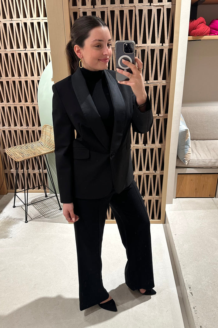 SMOKING BLAZER BLACK "VIKTORIA"