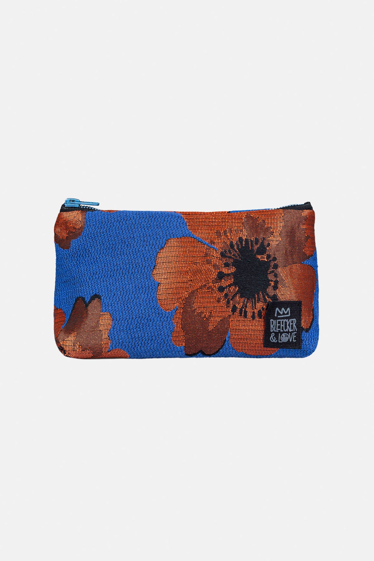 MINI POUCH "COPPER" BLUE/RED