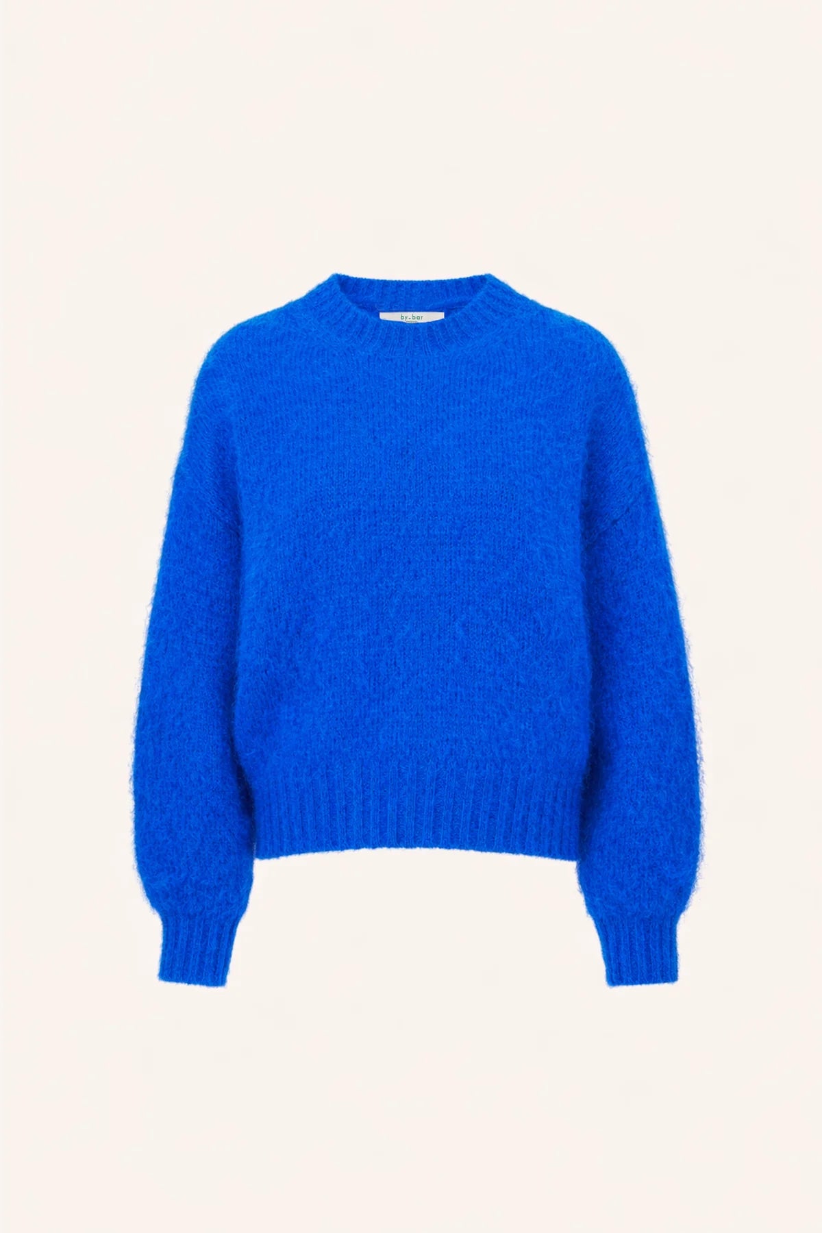 MOHAIR KNIT PULLOVER "SONNY" ROYALBLUE