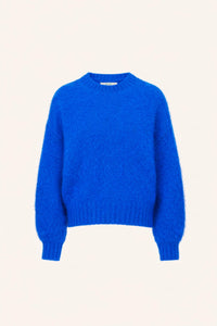 MOHAIR KNIT PULLOVER "SONNY" ROYALBLUE