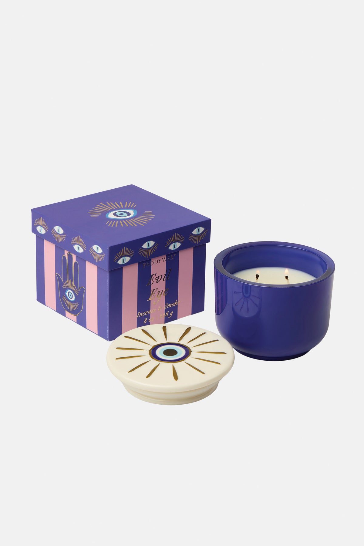 SCENTED CANDLE "EVIL EYE“ INCENSE AND SMOKE
