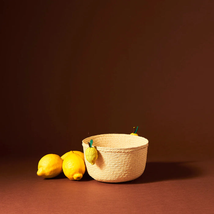 WOVEN BASKET "LEMON"