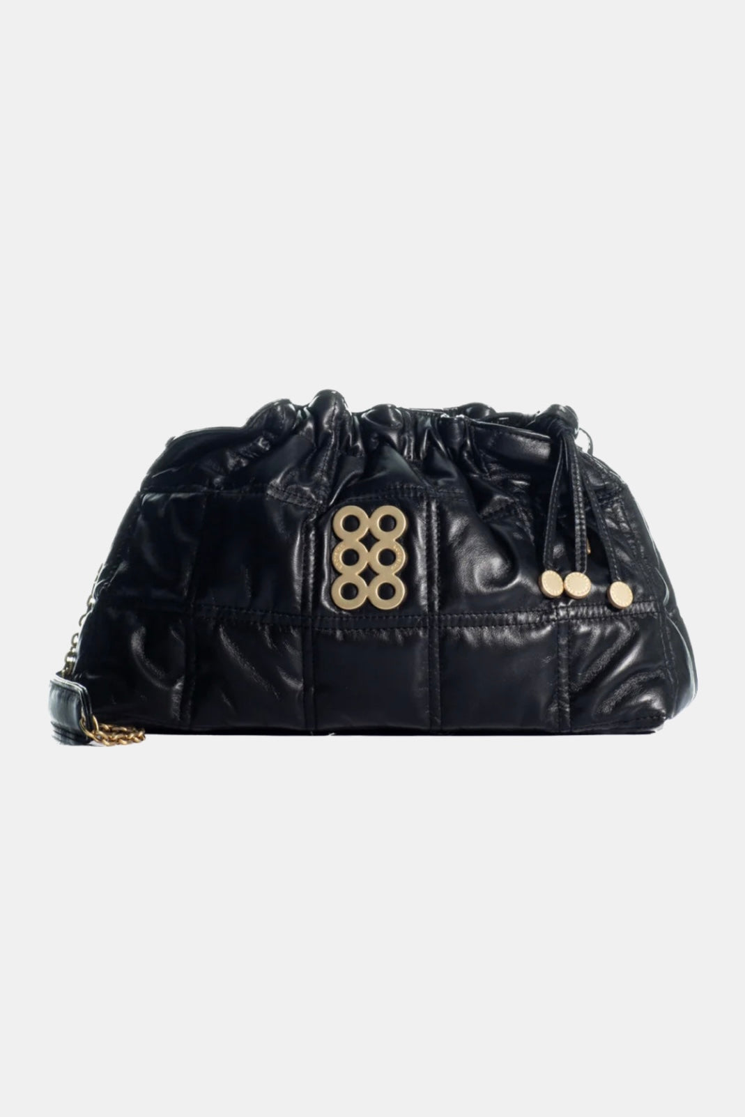 LEATHER POUCH "MILANO" BLACK