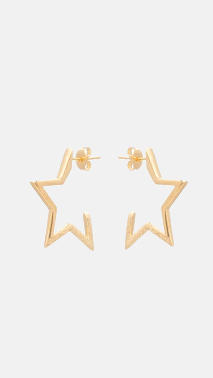 EARRINGS "STAR" GOLD