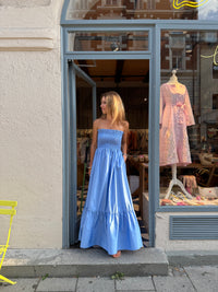 BANDEAU DRESS "ELPIS" LAVENDER BLUE