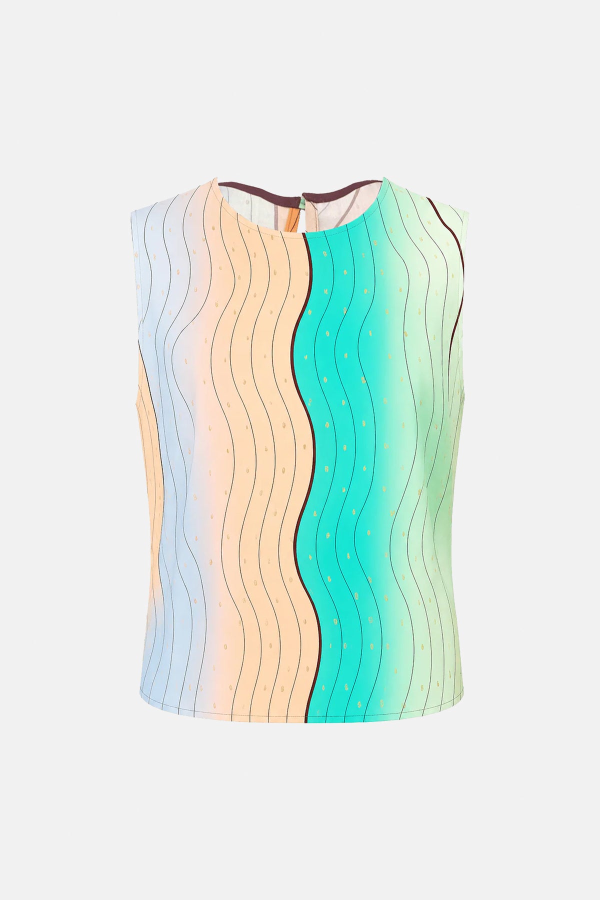 TOP "DANAE" SUNSET/LUREX