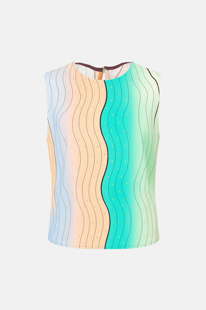 TOP "DANAE" SUNSET/LUREX