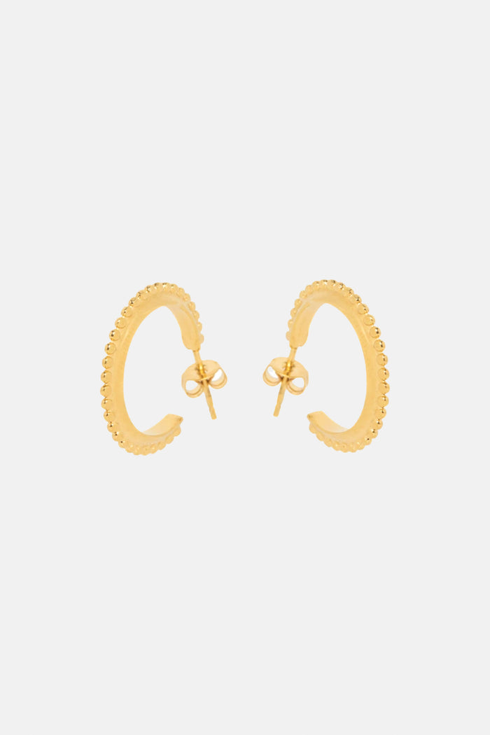 HOOPS "DOTS S" GOLD