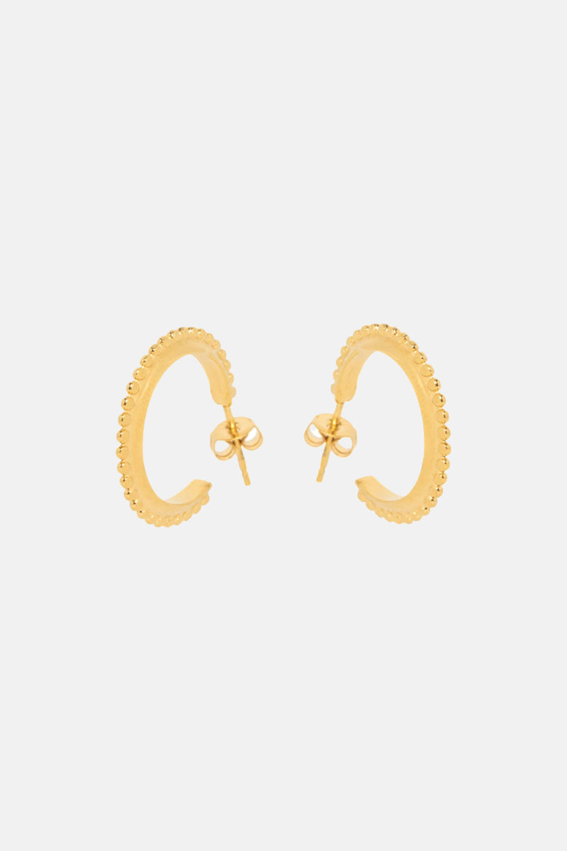 HOOPS "DOTS S" GOLD