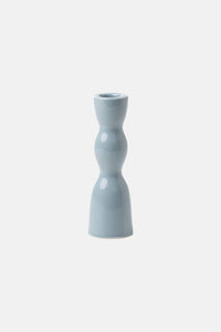 CERAMIC CANDLE HOLDER DOVE BLUE