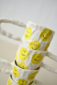 MUG "SMILEY" WHITE/YELLOW