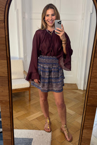 OVERSIZED TRANSPARENT BLOUSE "GRENADINE"