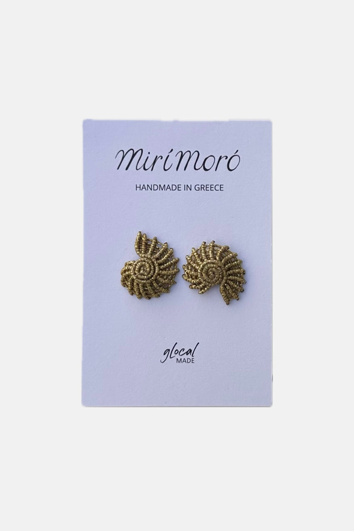 MAKRAMEE EARRINGS "SHELL"