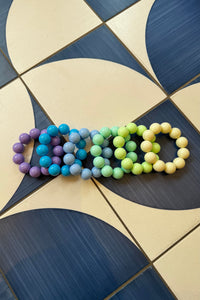 CHUNKY RESIN BRACELET „BLUES“