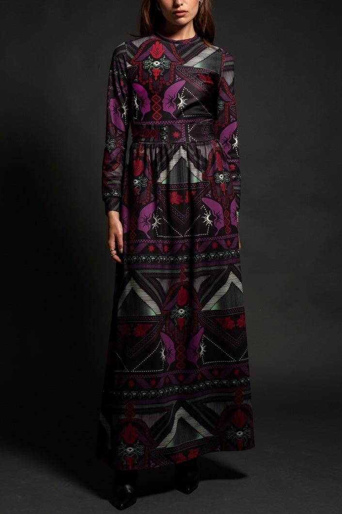 LONG DRESS "ILLUSION" MULTICOLOR