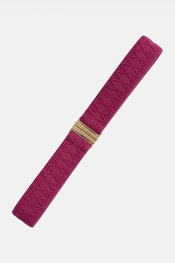 ELASTIC BELT “STRUCTURE“ MAGENTA