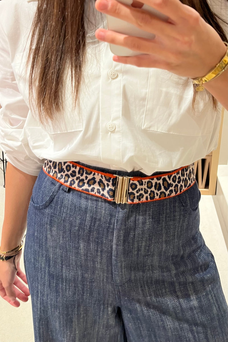 ELASTIC  BELT “LEO" ORANGE