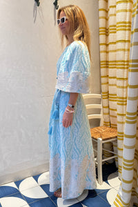 LONG WOVEN ONE SHOULDER DRESS CIEL
