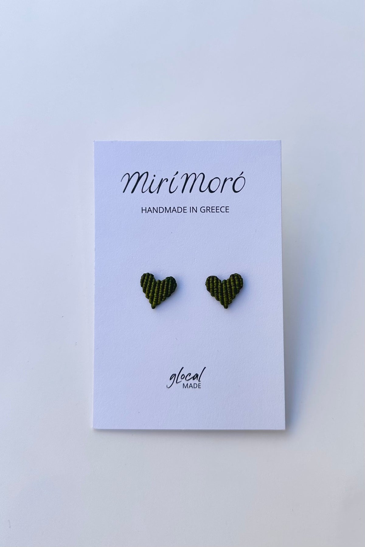 MAKRAMEE EARRINGS "HEARTS"