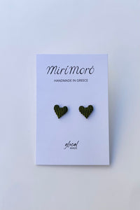 MAKRAMEE EARRINGS "HEARTS"