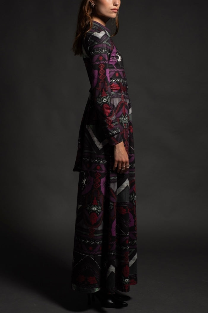 LONG DRESS "ILLUSION" MULTICOLOR