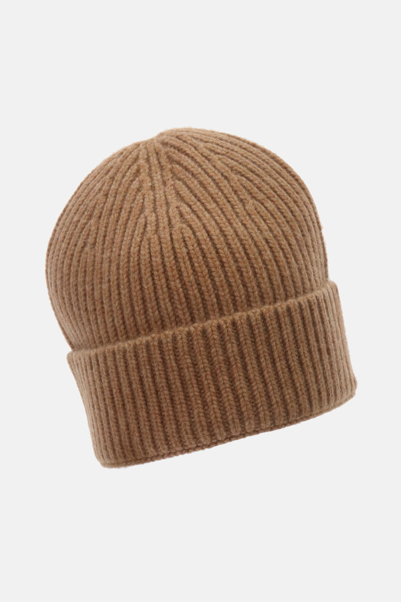 WOOL CASHMERE CAP TAWNY