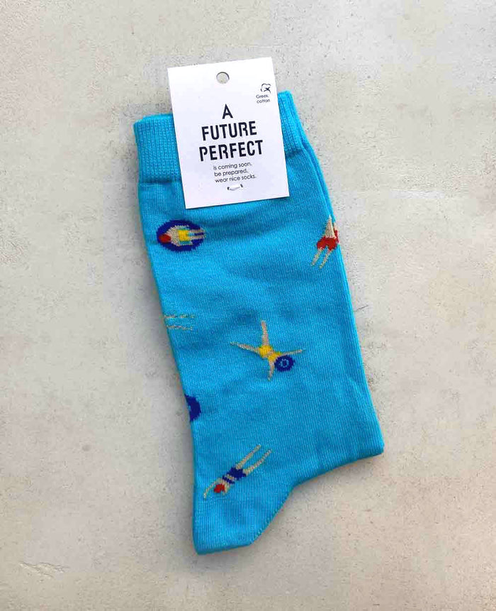 SOCKS "SWIMMERS" TURQUOISE