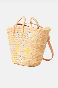 WOVEN & EMBROIDERED BASKET „POULAKI“