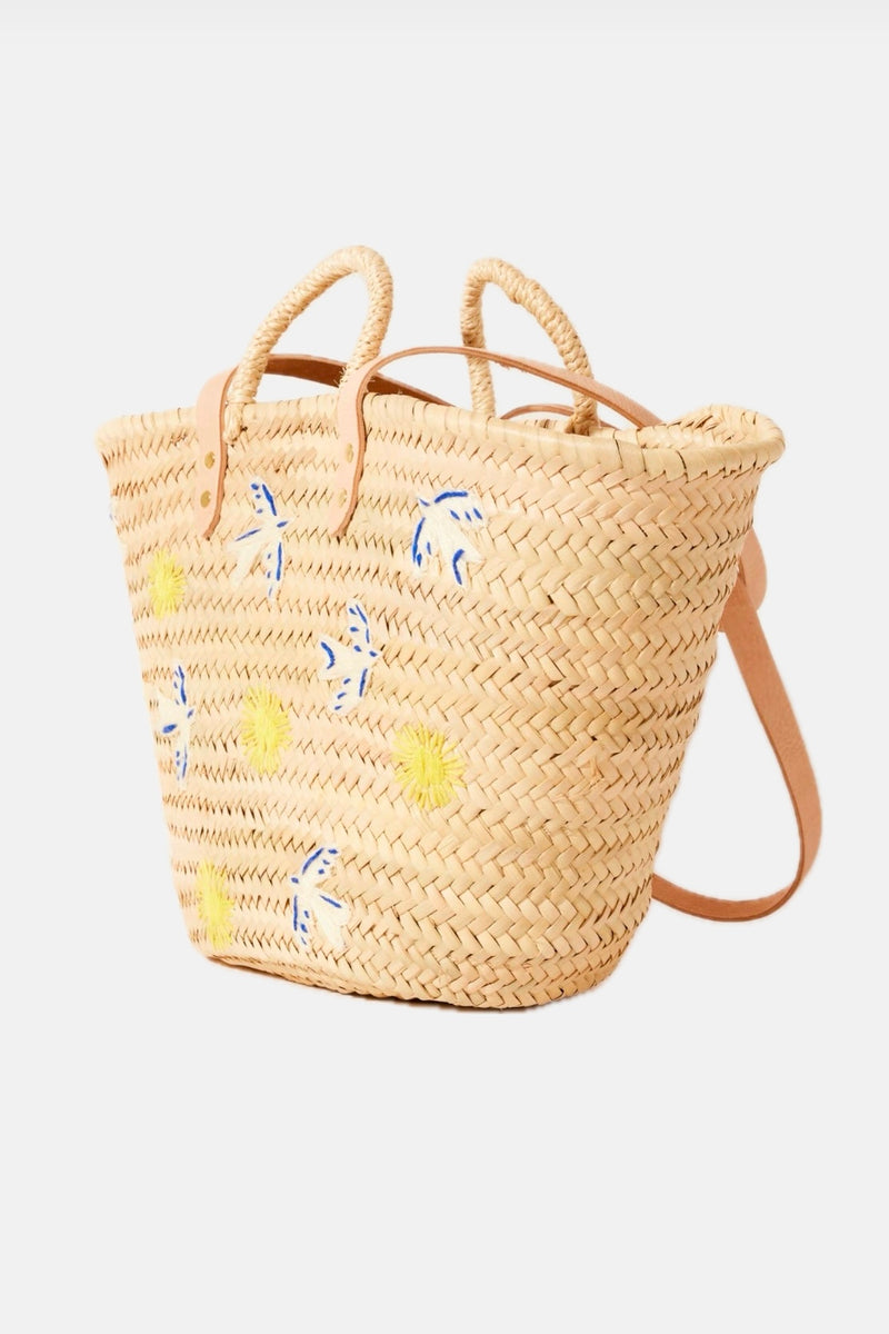 WOVEN EMBROIDERED BASKET „POULAKI“