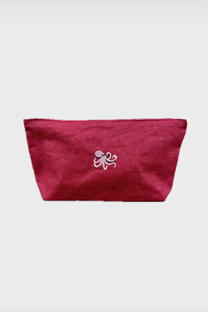 CLUTCH BAG "OCTOPUS" RED