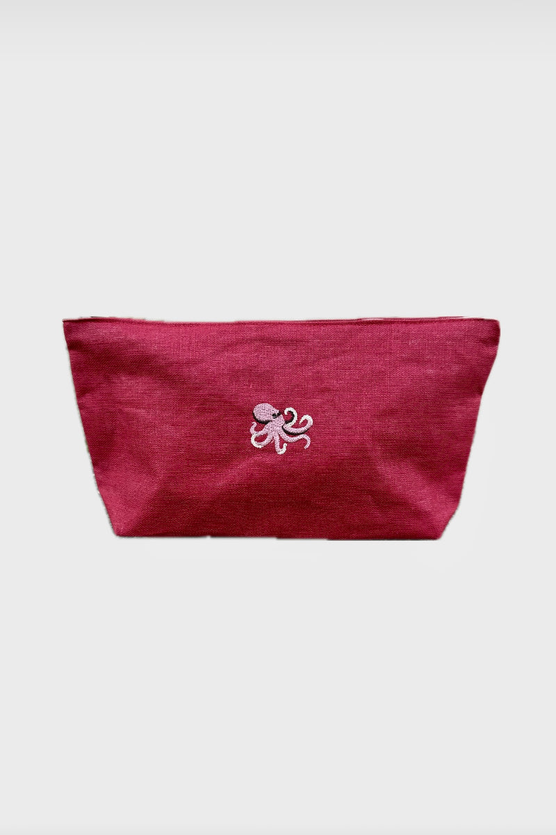CLUTCH BAG "OCTOPUS" RED