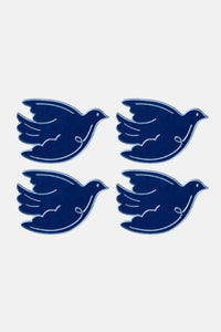 COCKTAIL COASTERS “PALOMA” NAVY/LIGHT BLUE