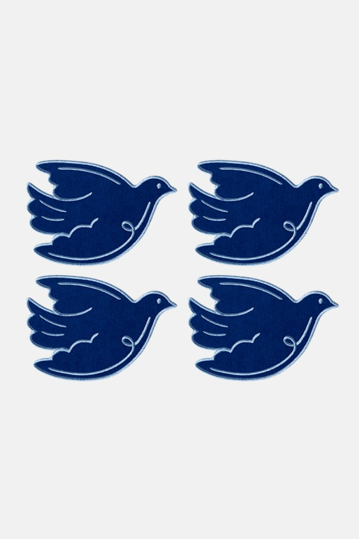 COCKTAIL COASTERS “PALOMA” NAVY/LIGHT BLUE