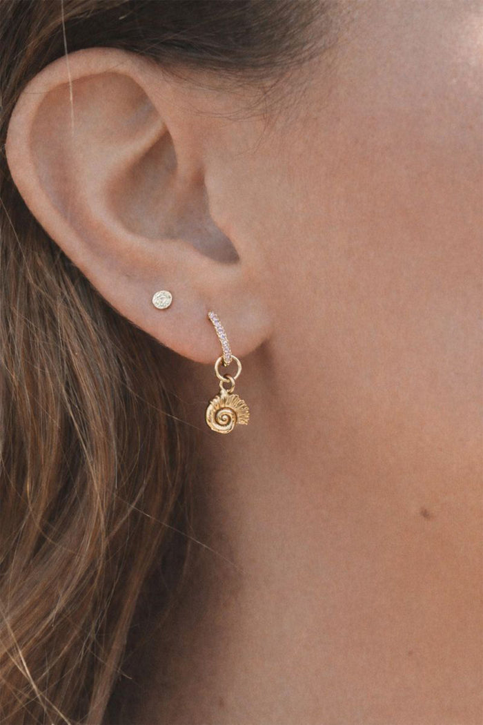 SINGLE HOOP "GUCIA" GOLD