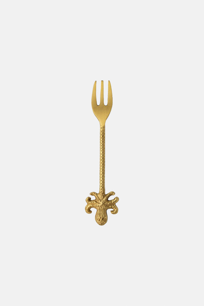 HANDMADE FORK "OCTOPUS" GOLD