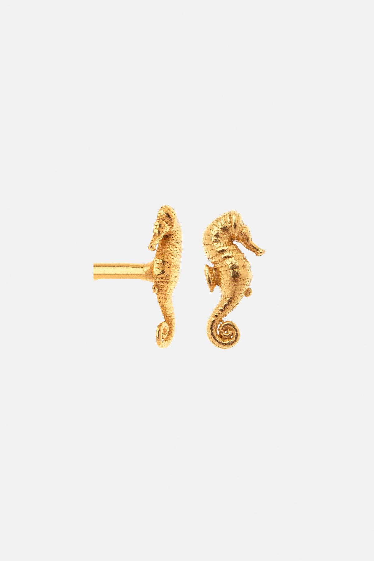 STUDS "IPPOKAMPOS" GOLD