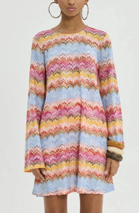 VERY SHORT DRESS "GODA" MULTICOLOR