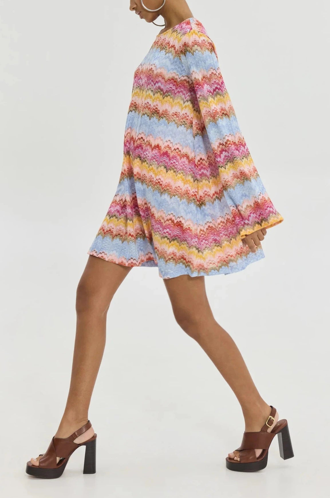 VERY SHORT DRESS "GODA" MULTICOLOR