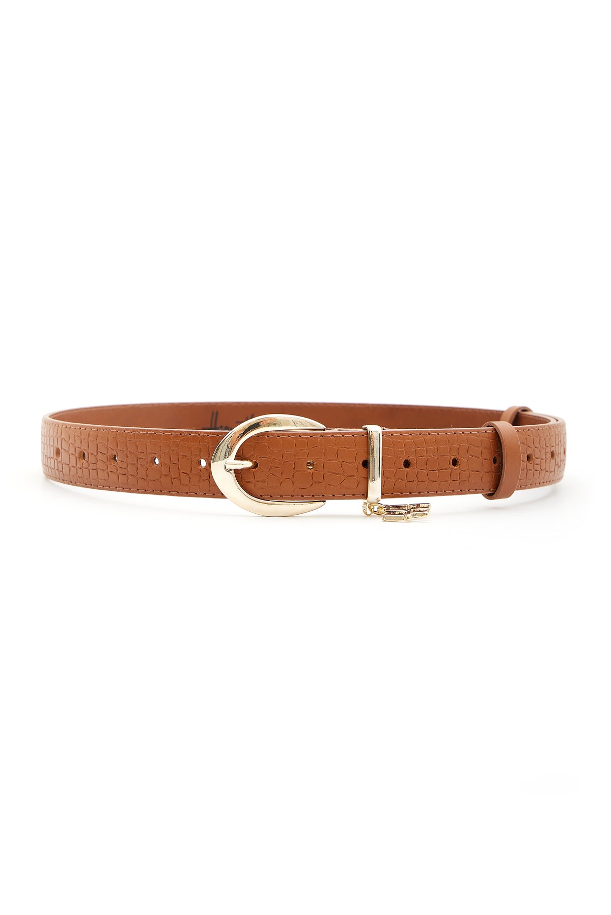 LEATHER BELT "CAMILLA" COGNAC