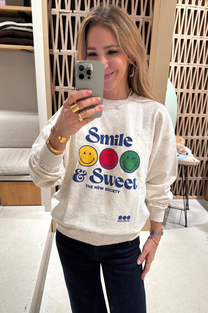 COZY COTTON SWEATER „SMILEY“