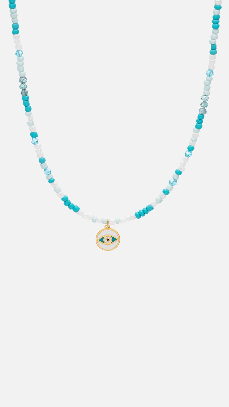 NECKLACE "GREEK EYE"