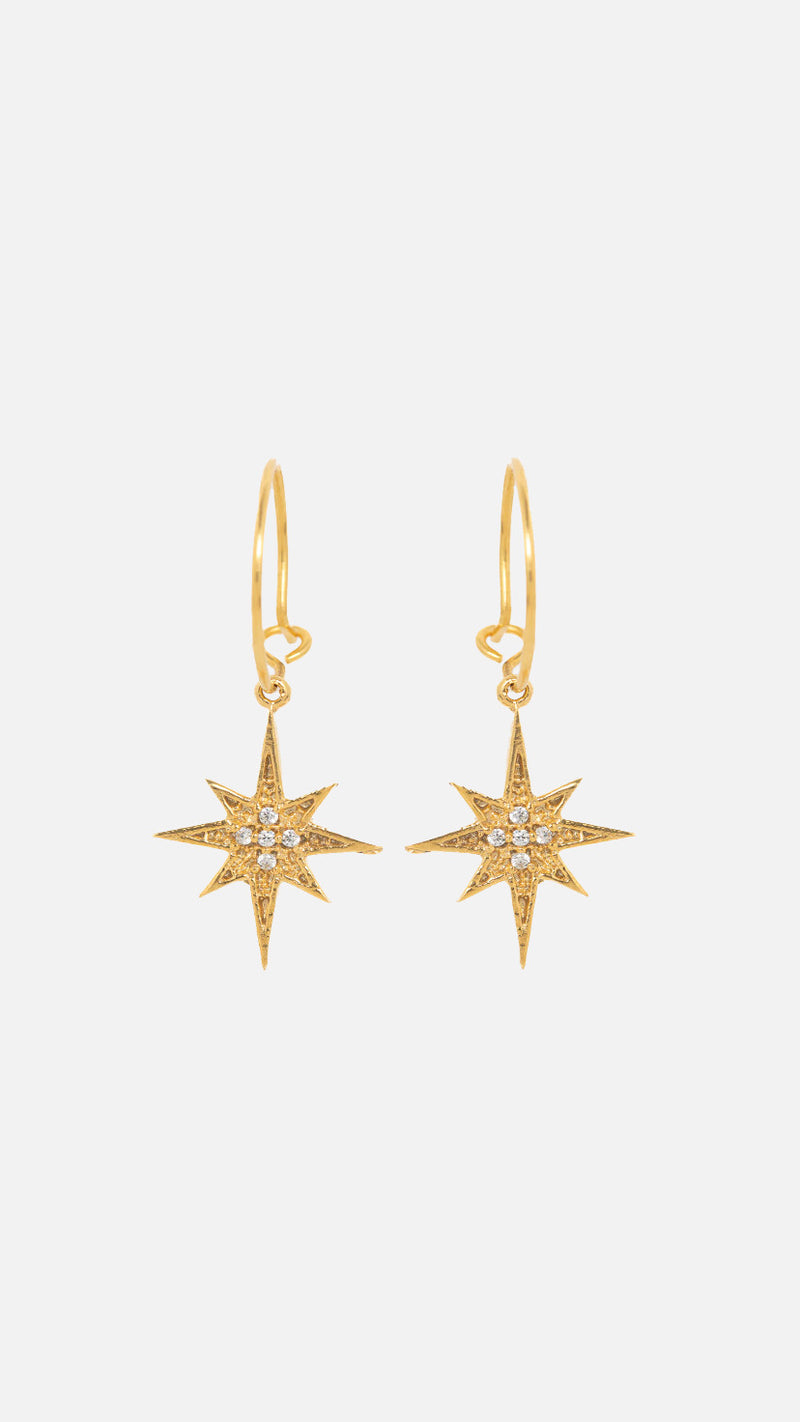 EARRINGS "NORTH STARS"