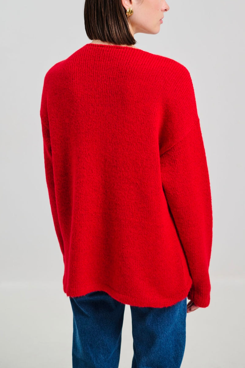 OVERSIZED CARDIGAN "SANTA"