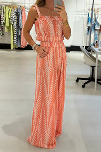 CROP TOP "FINIKAS" MANDARIN