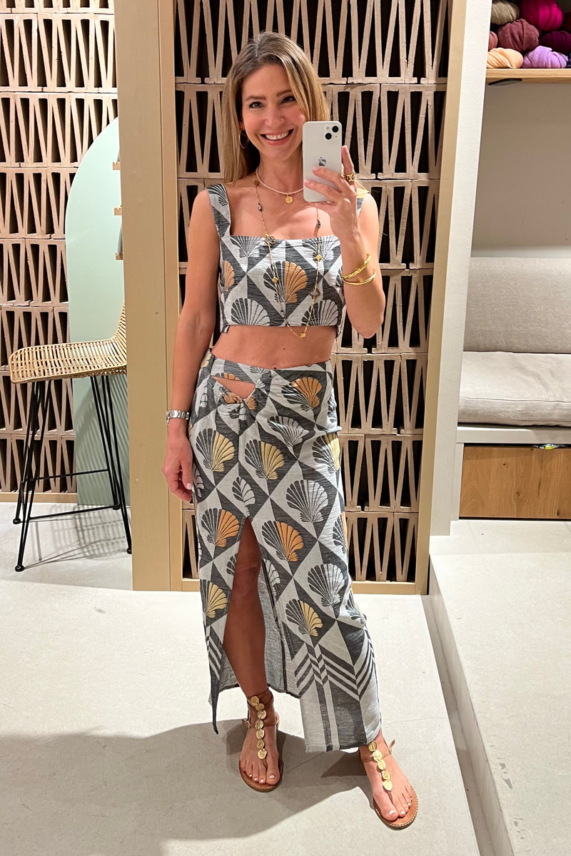 MAXI SKIRT "HERA" MULTICOLOR