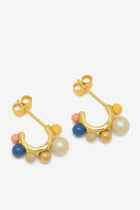 EARRINGS "SPACE HOOPS"